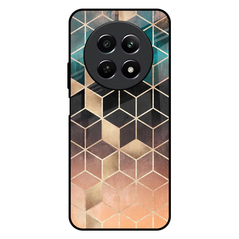 Bronze Texture Realme 12X 5G Glass Back Cover Online