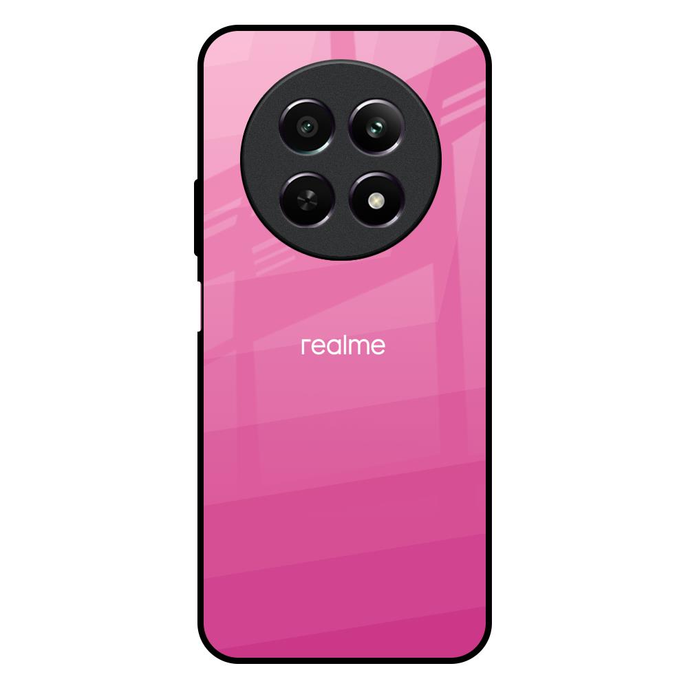 Pink Ribbon Caddy Realme 12X 5G Glass Back Cover Online