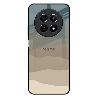 Abstract Mountain Pattern Realme 12X 5G Glass Back Cover Online
