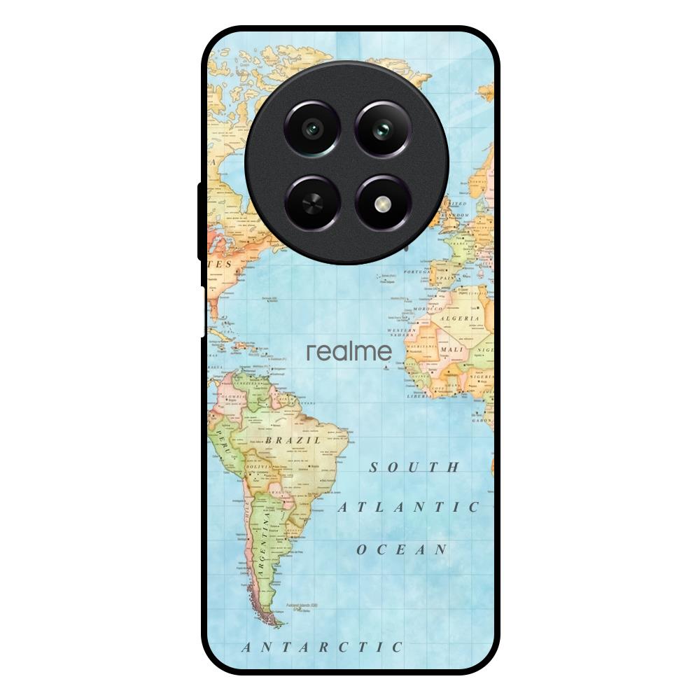 Fly Around The World Realme 12X 5G Glass Back Cover Online