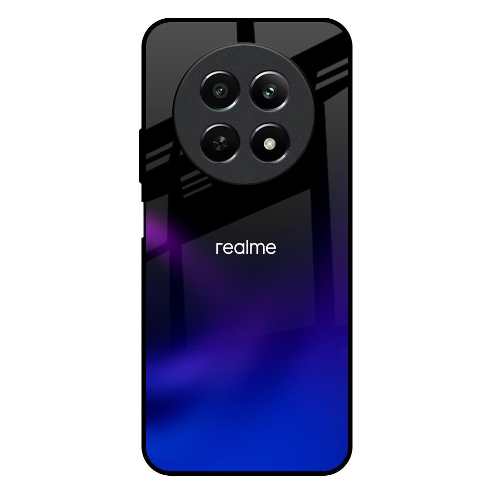 Black Onyx Realme 12X 5G Glass Back Cover Online
