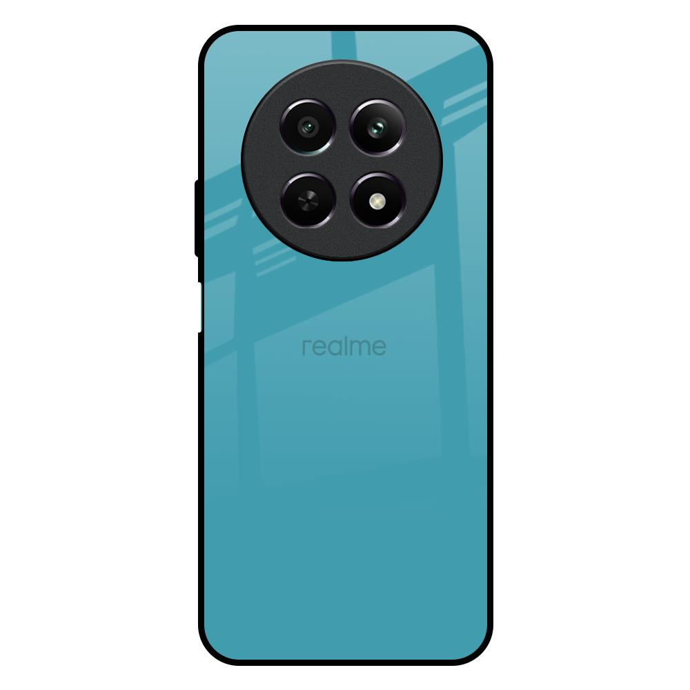 Oceanic Turquiose Realme 12X 5G Glass Back Cover Online