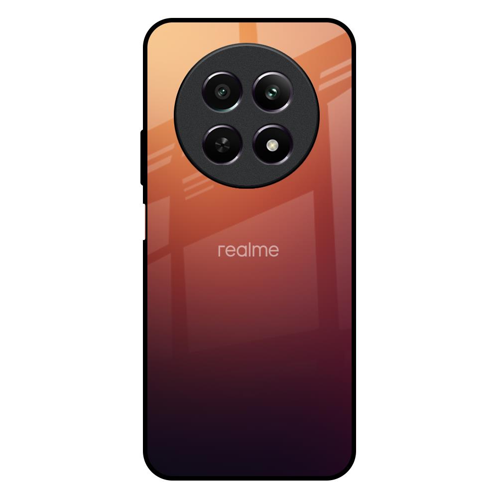 Sunset Background Realme 12X 5G Glass Back Cover Online