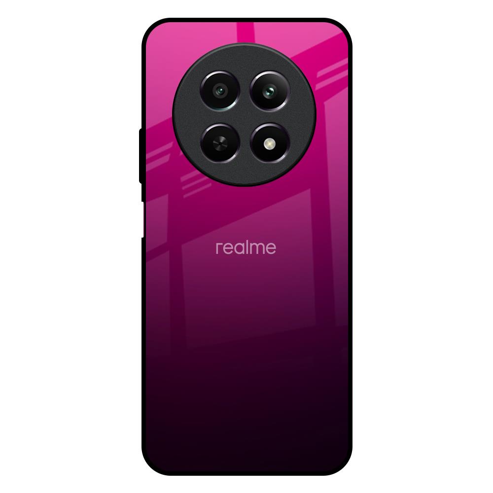 Purple Ombre Pattern Realme 12X 5G Glass Back Cover Online