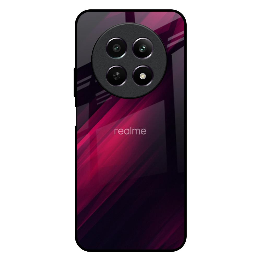 Razor Black Realme 12X 5G Glass Back Cover Online