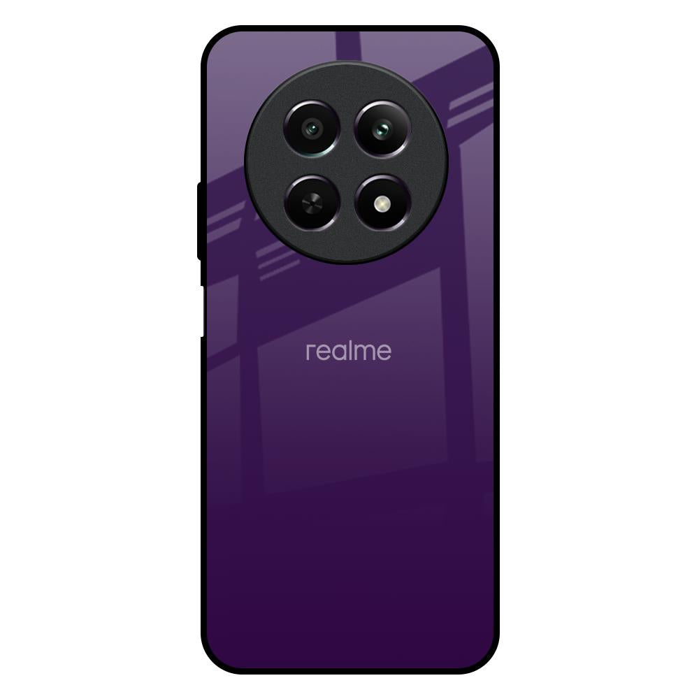 Dark Purple Realme 12X 5G Glass Back Cover Online
