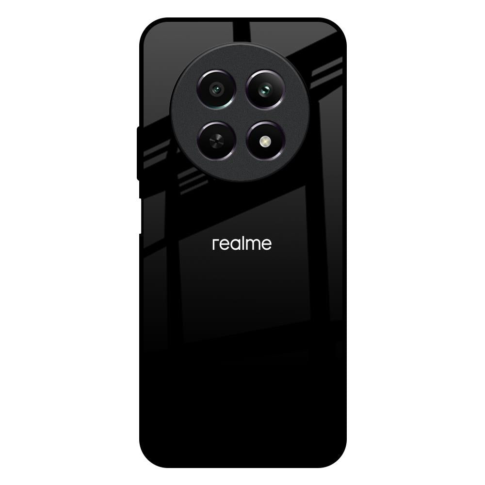 Jet Black Realme 12X 5G Glass Back Cover Online