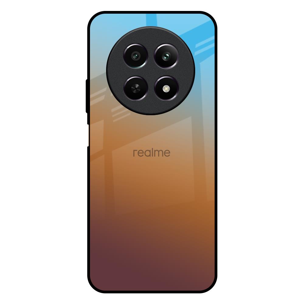 Rich Brown Realme 12X 5G Glass Back Cover Online