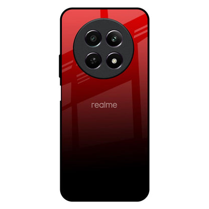 Maroon Faded Realme 12X 5G Glass Back Cover Online