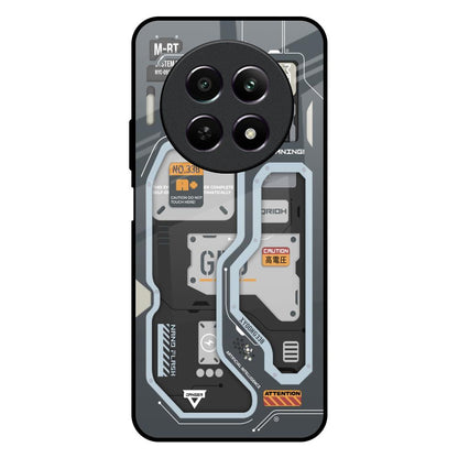 Retro Futuristic Realme C65 5G Glass Back Cover Online