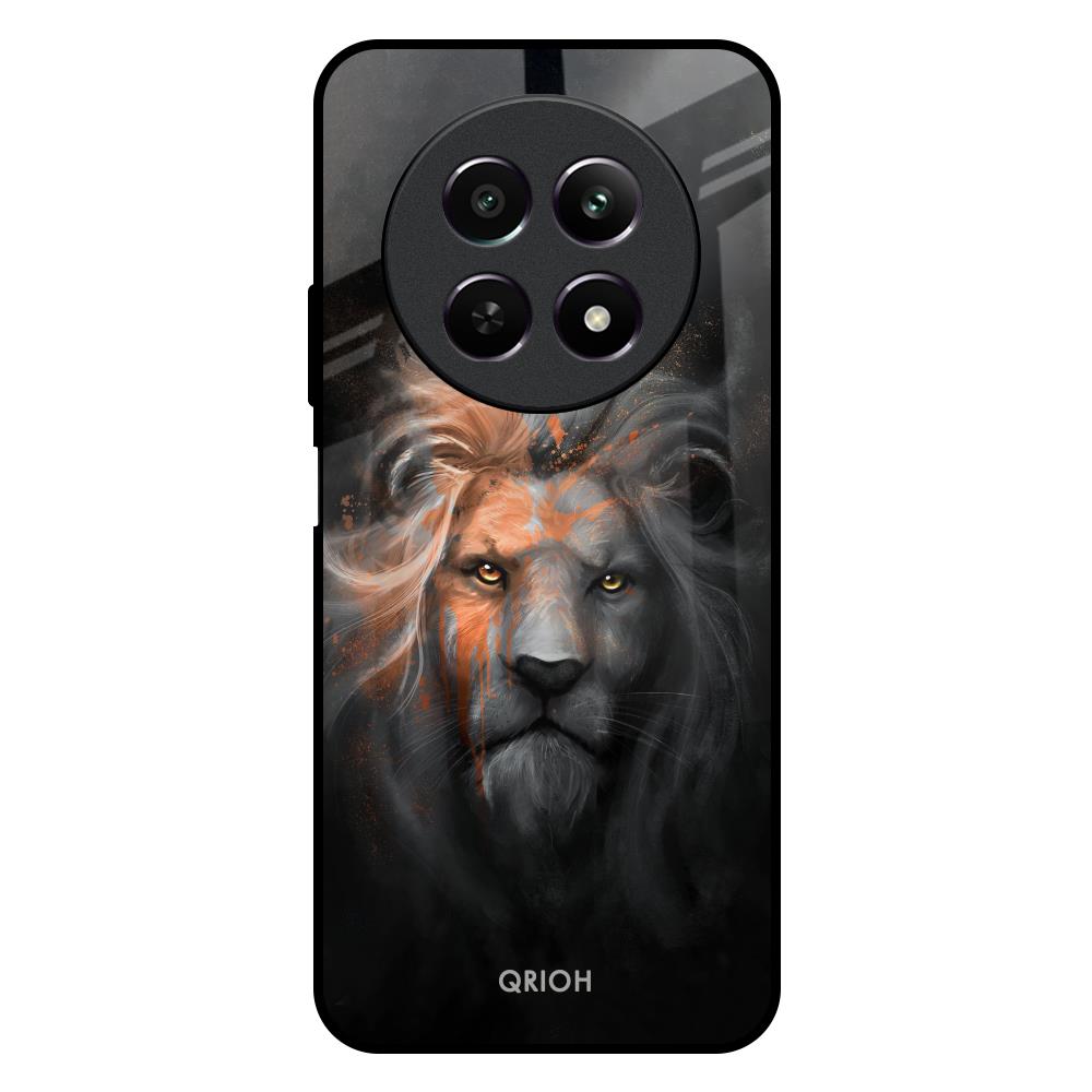 Devil Lion Realme C65 5G Glass Back Cover Online