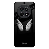 White Angel Wings Realme C65 5G Glass Back Cover Online