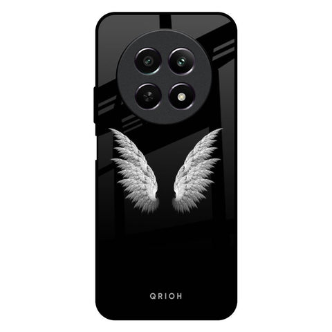 White Angel Wings Realme C65 5G Glass Back Cover Online