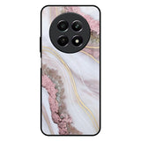 Pink & Gold Gllitter Marble Realme C65 5G Glass Back Cover Online