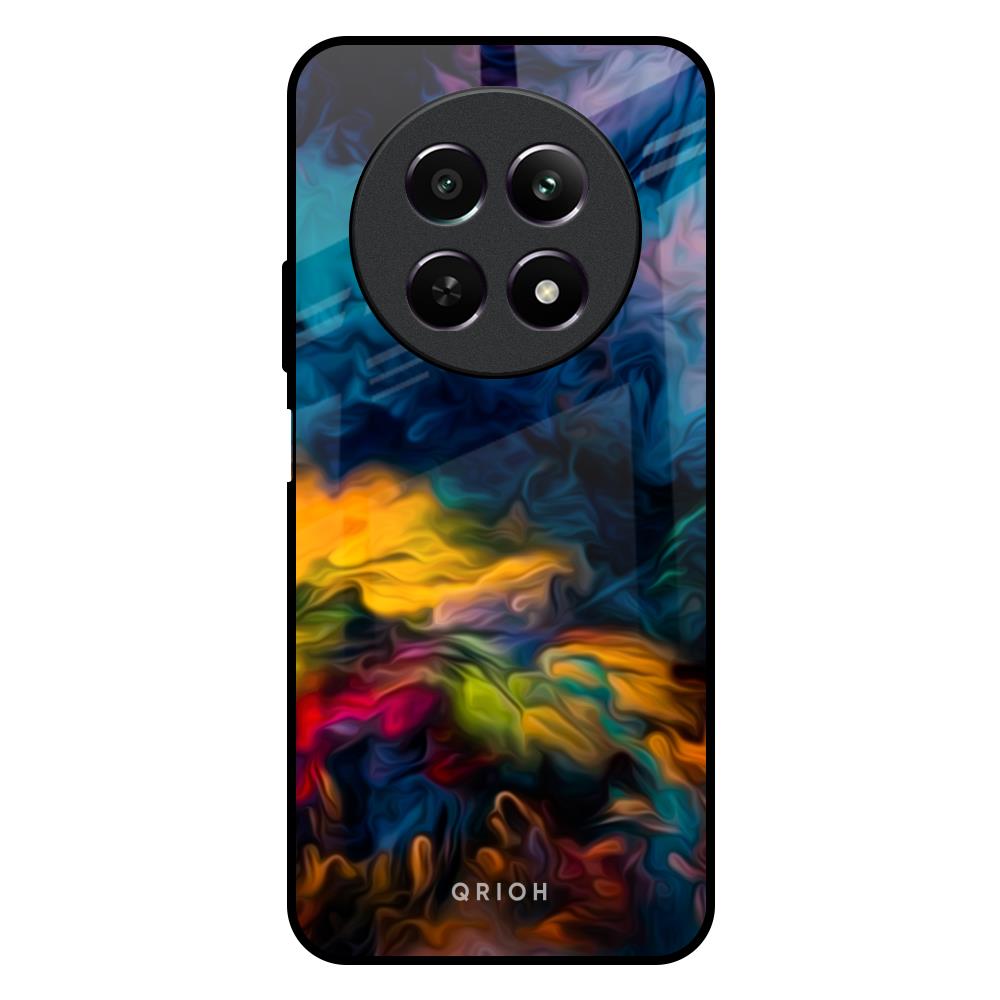 Multicolor Oil Painting Realme C65 5G Glass Back Cover Online