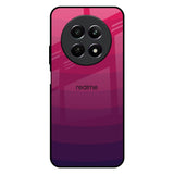 Wavy Pink Pattern Realme C65 5G Glass Back Cover Online