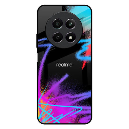 Brushy Color Realme C65 5G Glass Back Cover Online