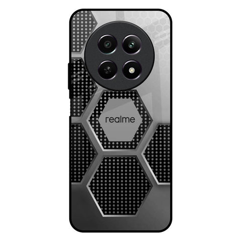Hexagon Style Realme C65 5G Glass Back Cover Online