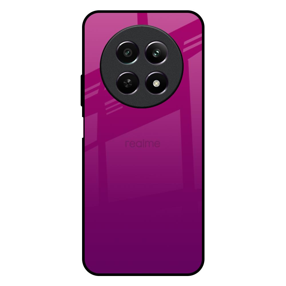 Magenta Gradient Realme C65 5G Glass Back Cover Online