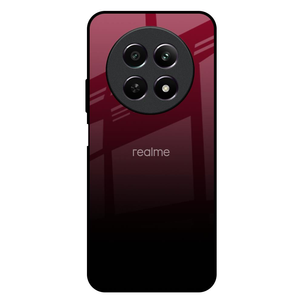 Wine Red Realme C65 5G Glass Back Cover Online