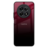 Wine Red Realme C65 5G Glass Back Cover Online