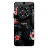 Tropical Art Flower Realme C65 5G Glass Back Cover Online