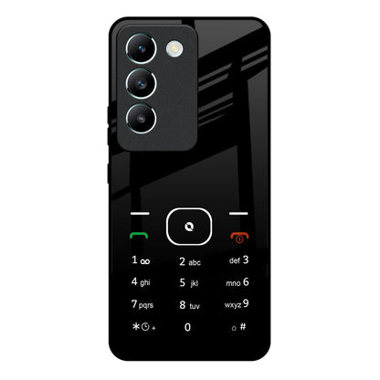 Classic Keypad Pattern Vivo Y200e 5G Glass Back Cover Online