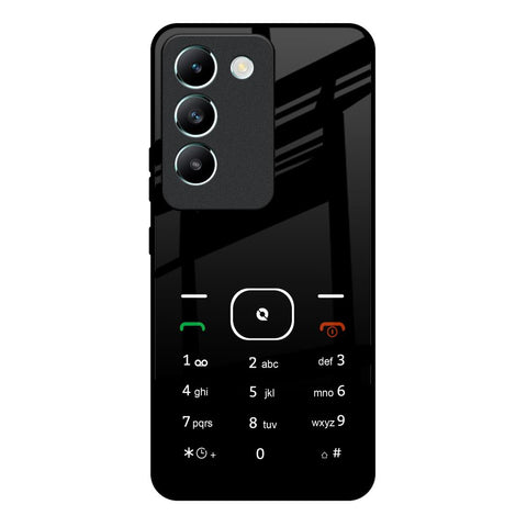 Classic Keypad Pattern Vivo Y200e 5G Glass Back Cover Online