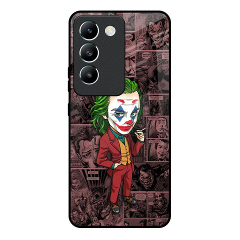 Joker Cartoon Vivo Y200e 5G Glass Back Cover Online