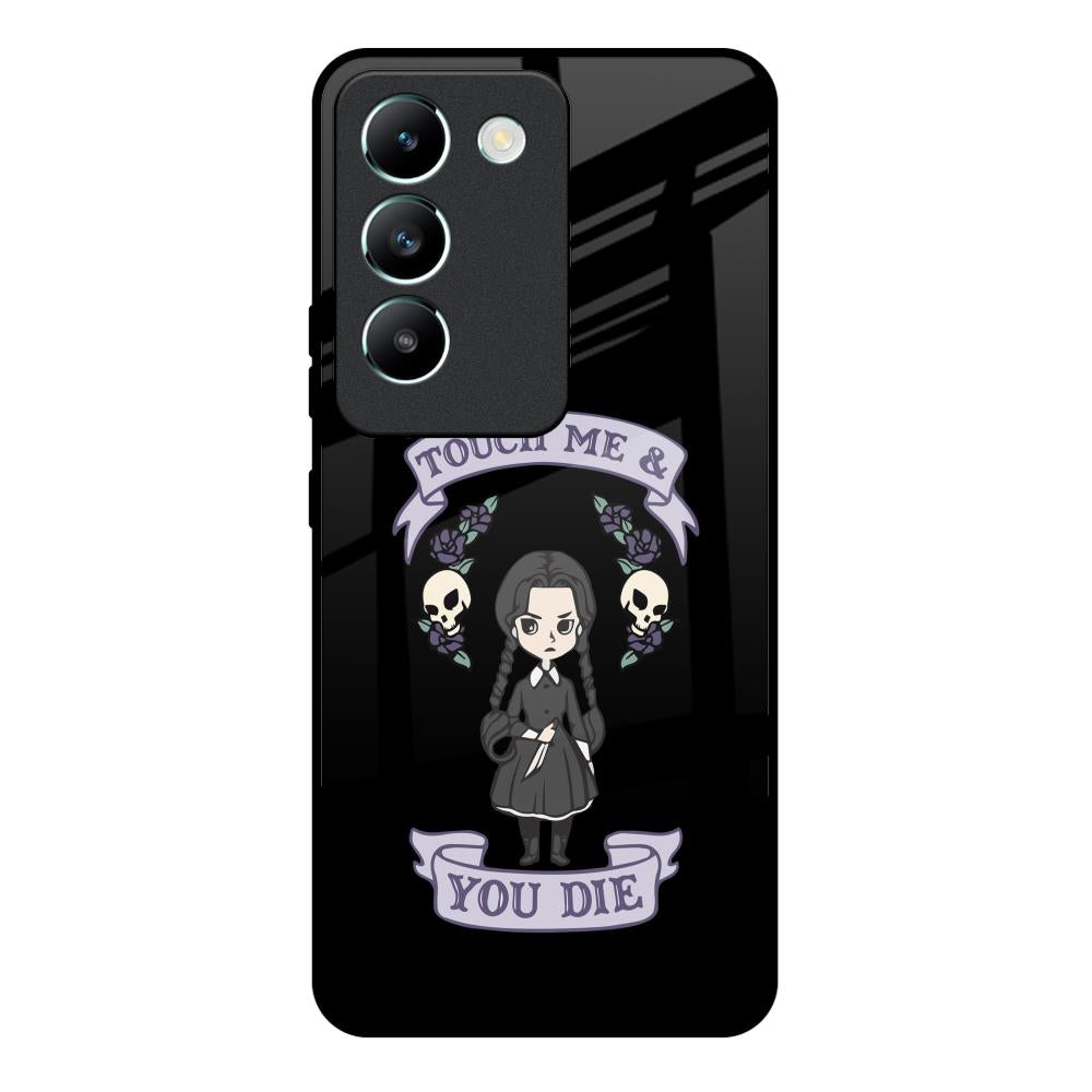 Touch Me & You Die Vivo Y200e 5G Glass Back Cover Online