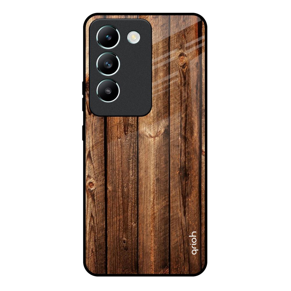 Timber Printed Vivo Y200e 5G Glass Back Cover Online