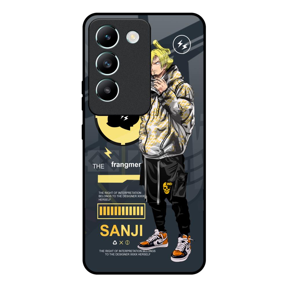 Cool Sanji Vivo Y200e 5G Glass Back Cover Online