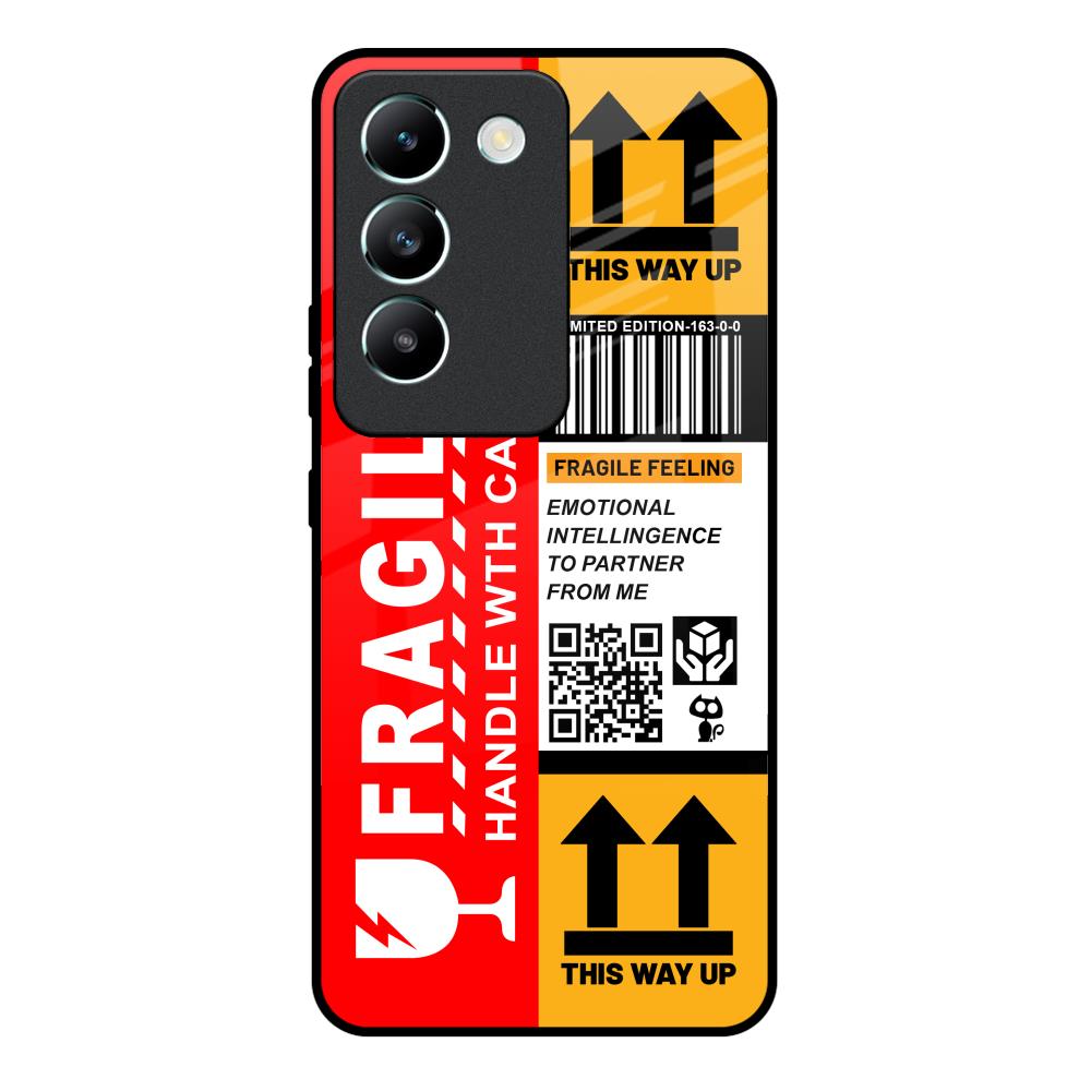 Handle With Care Vivo Y200e 5G Glass Back Cover Online