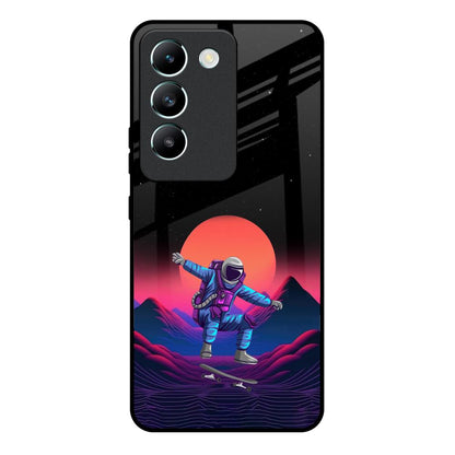 Retro Astronaut Vivo Y200e 5G Glass Back Cover Online