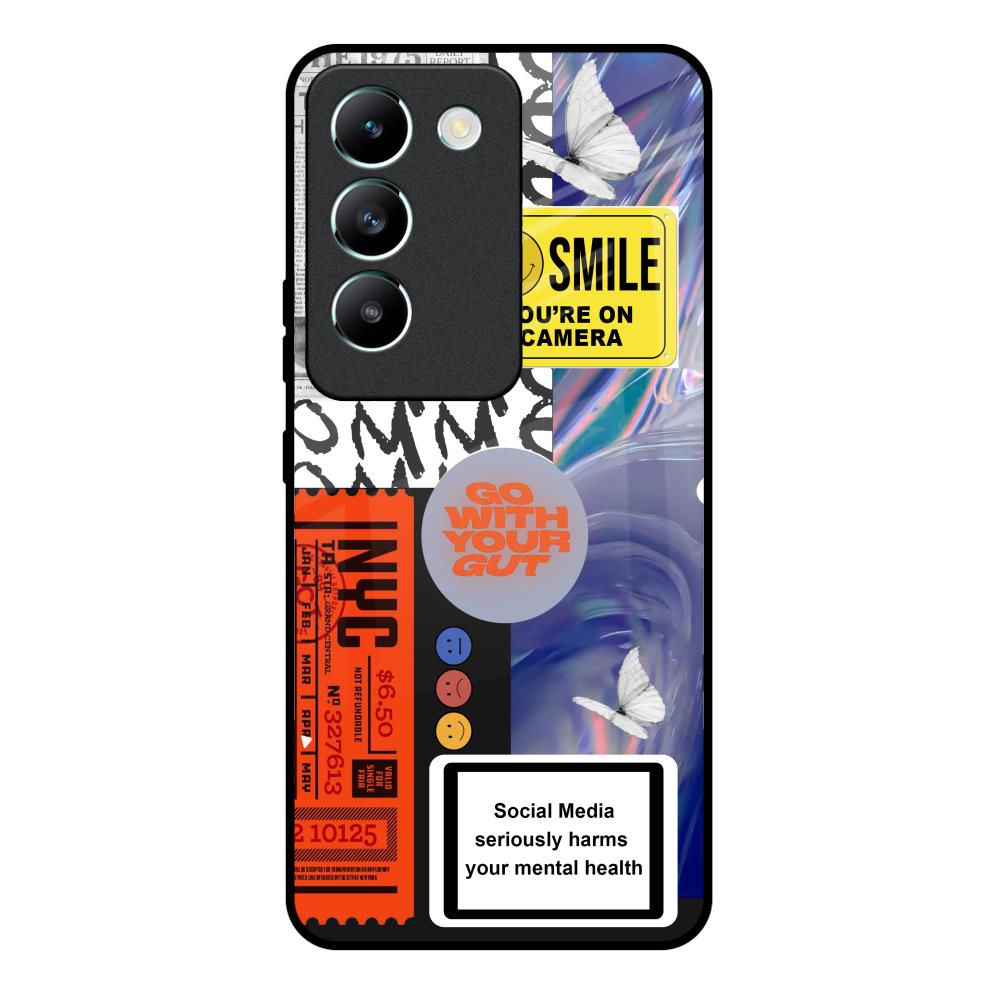Smile for Camera Vivo Y200e 5G Glass Back Cover Online