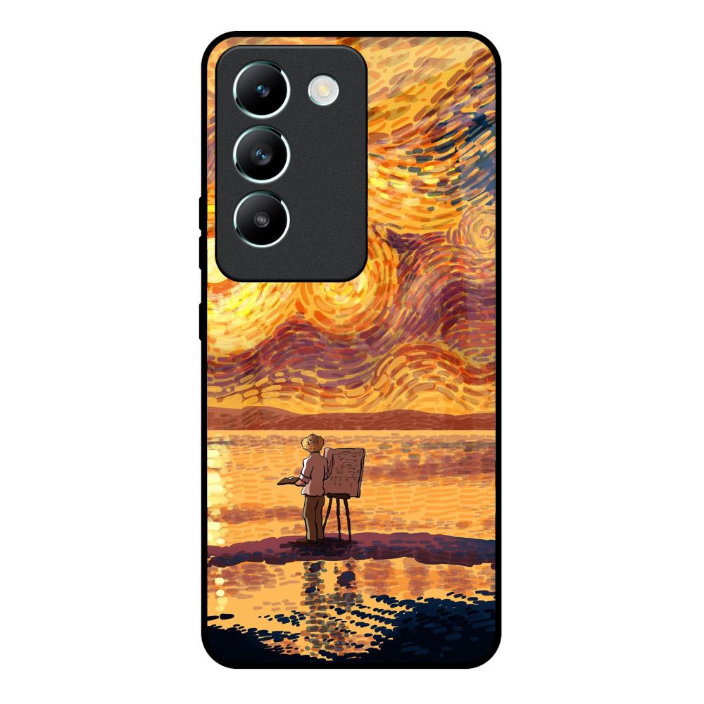 Sunset Vincent Vivo Y200e 5G Glass Back Cover Online