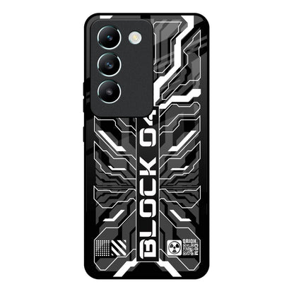 Monochrome Magic Vivo Y200e 5G Glass Back Cover Online