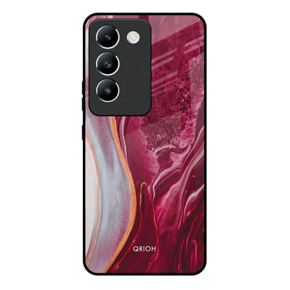 Crimson Ruby Vivo Y200e 5G Glass Back Cover Online
