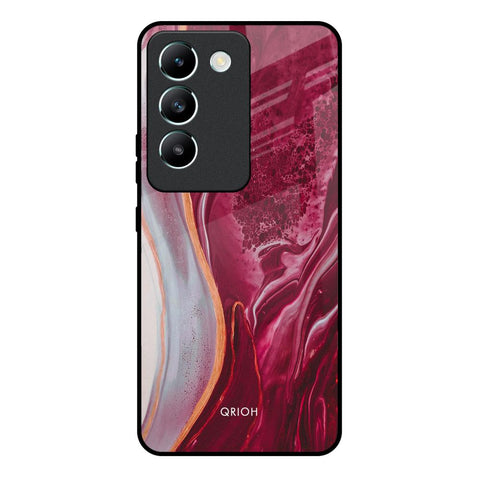 Crimson Ruby Vivo Y200e 5G Glass Back Cover Online