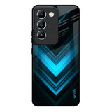 Vertical Blue Arrow Vivo Y200e 5G Glass Back Cover Online