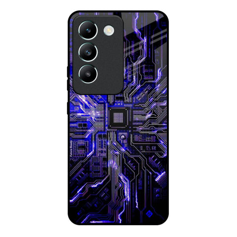 Techno Color Pattern Vivo Y200e 5G Glass Back Cover Online