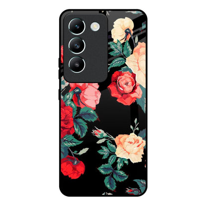 Floral Bunch Vivo Y200e 5G Glass Back Cover Online