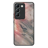 Pink And Grey Marble Vivo Y200e 5G Glass Back Cover Online