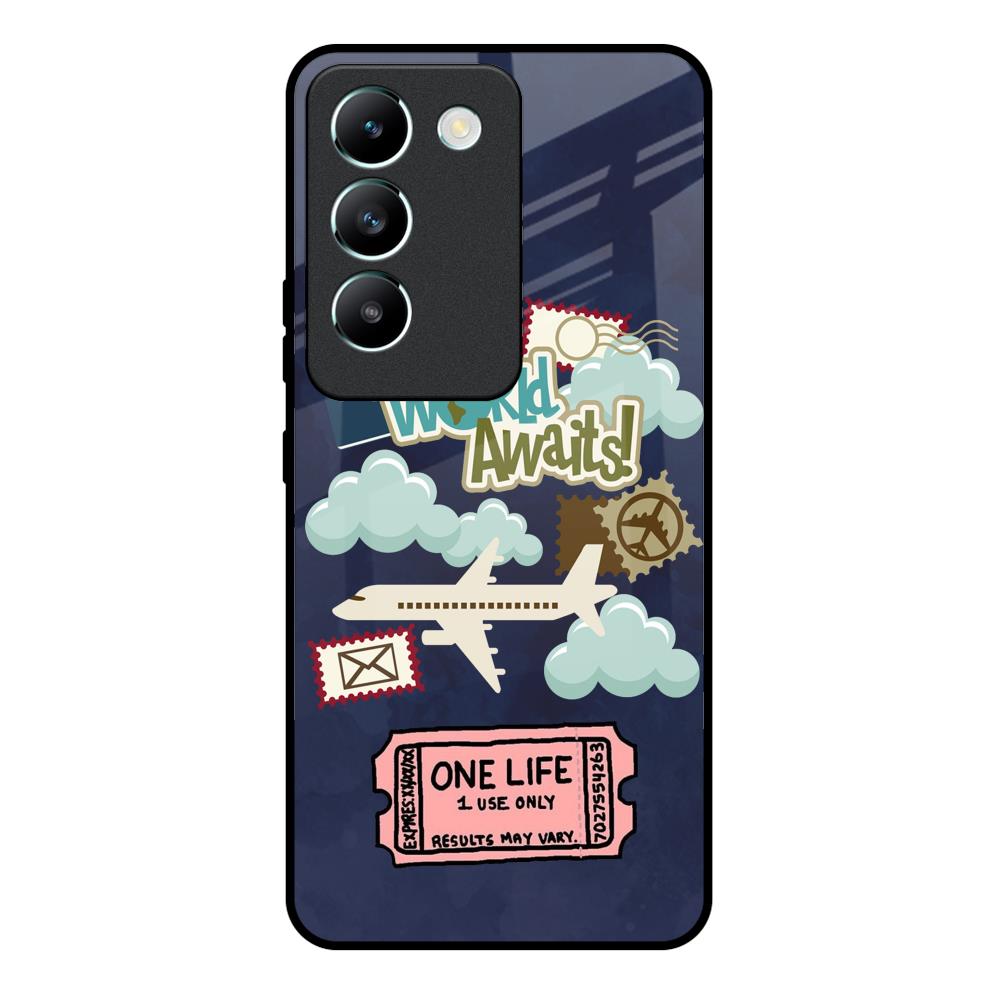 Tour The World Vivo Y200e 5G Glass Back Cover Online