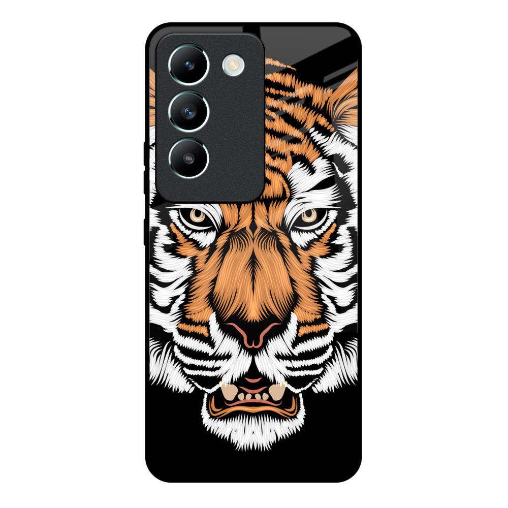 Angry Tiger Vivo Y200e 5G Glass Back Cover Online
