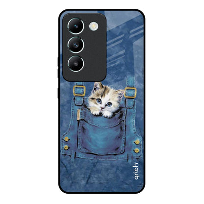 Kitty In Pocket Vivo Y200e 5G Glass Back Cover Online