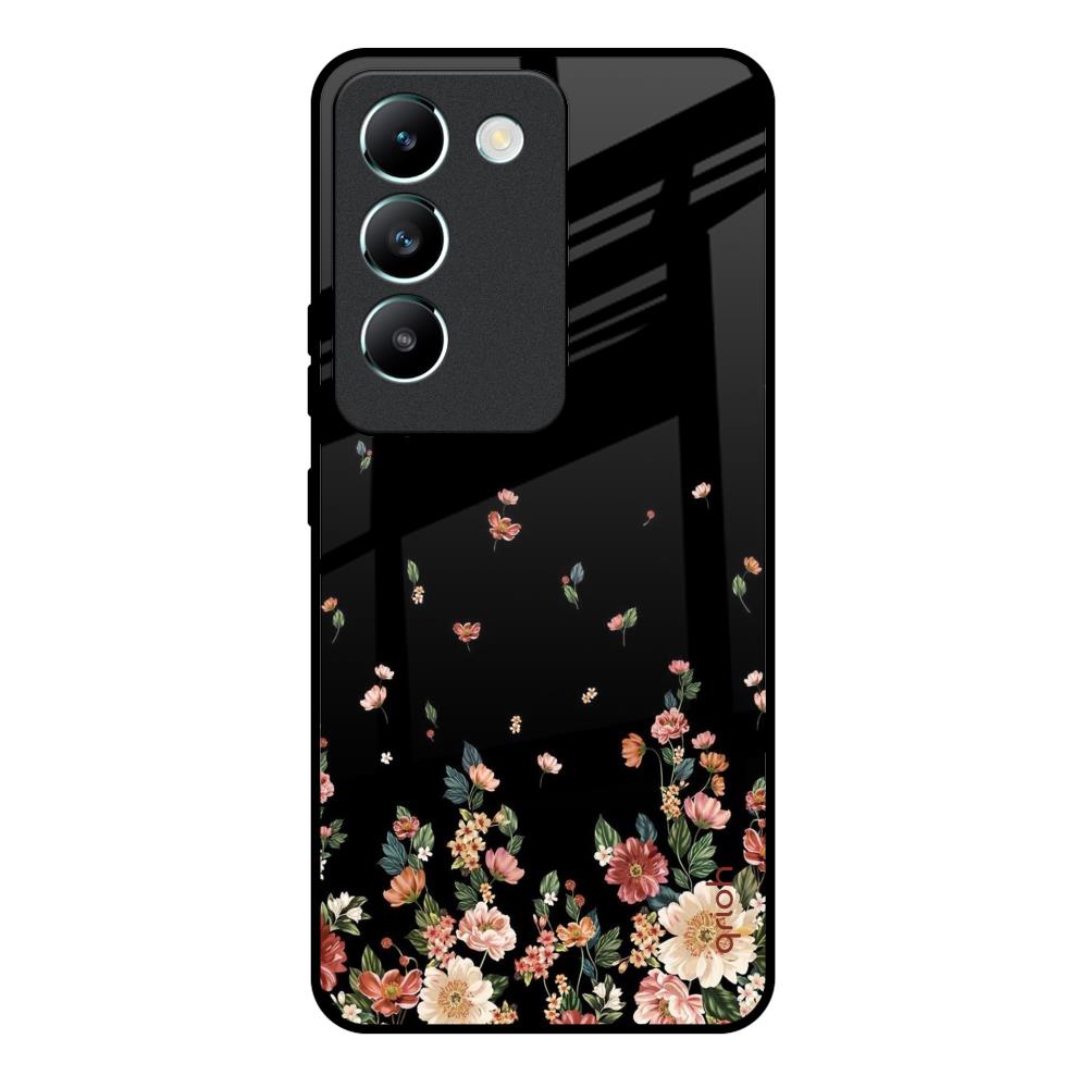 Floating Floral Print Vivo Y200e 5G Glass Back Cover Online