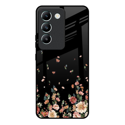 Floating Floral Print Vivo Y200e 5G Glass Back Cover Online