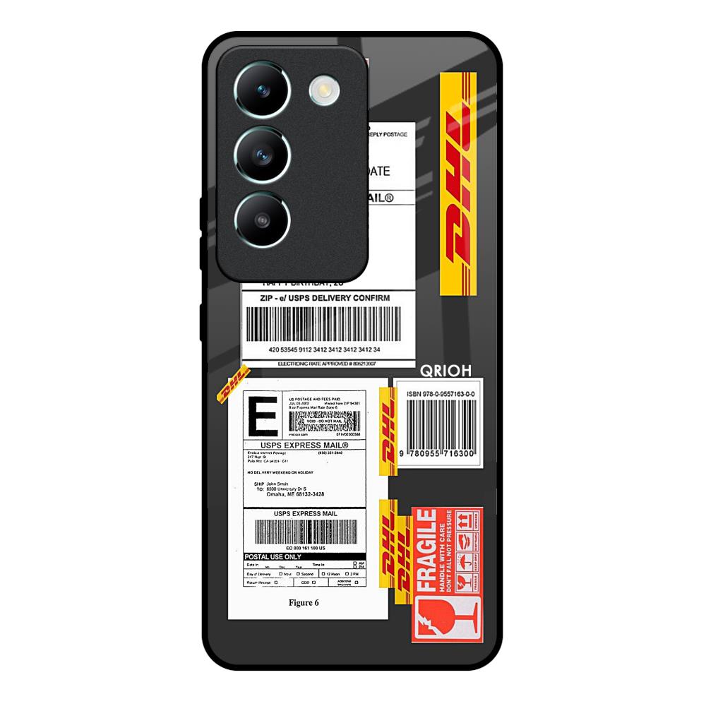 Cool Barcode Label Vivo Y200e 5G Glass Back Cover Online