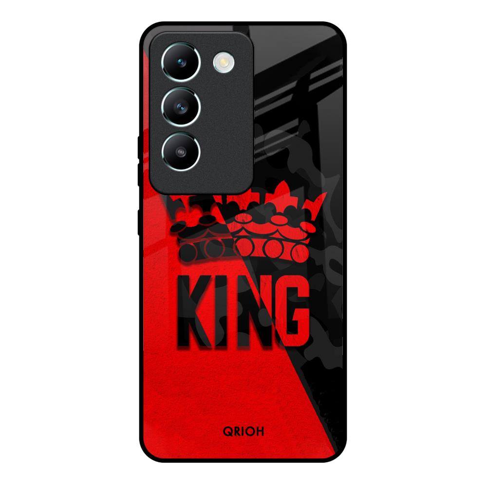 I Am A King Vivo Y200e 5G Glass Back Cover Online